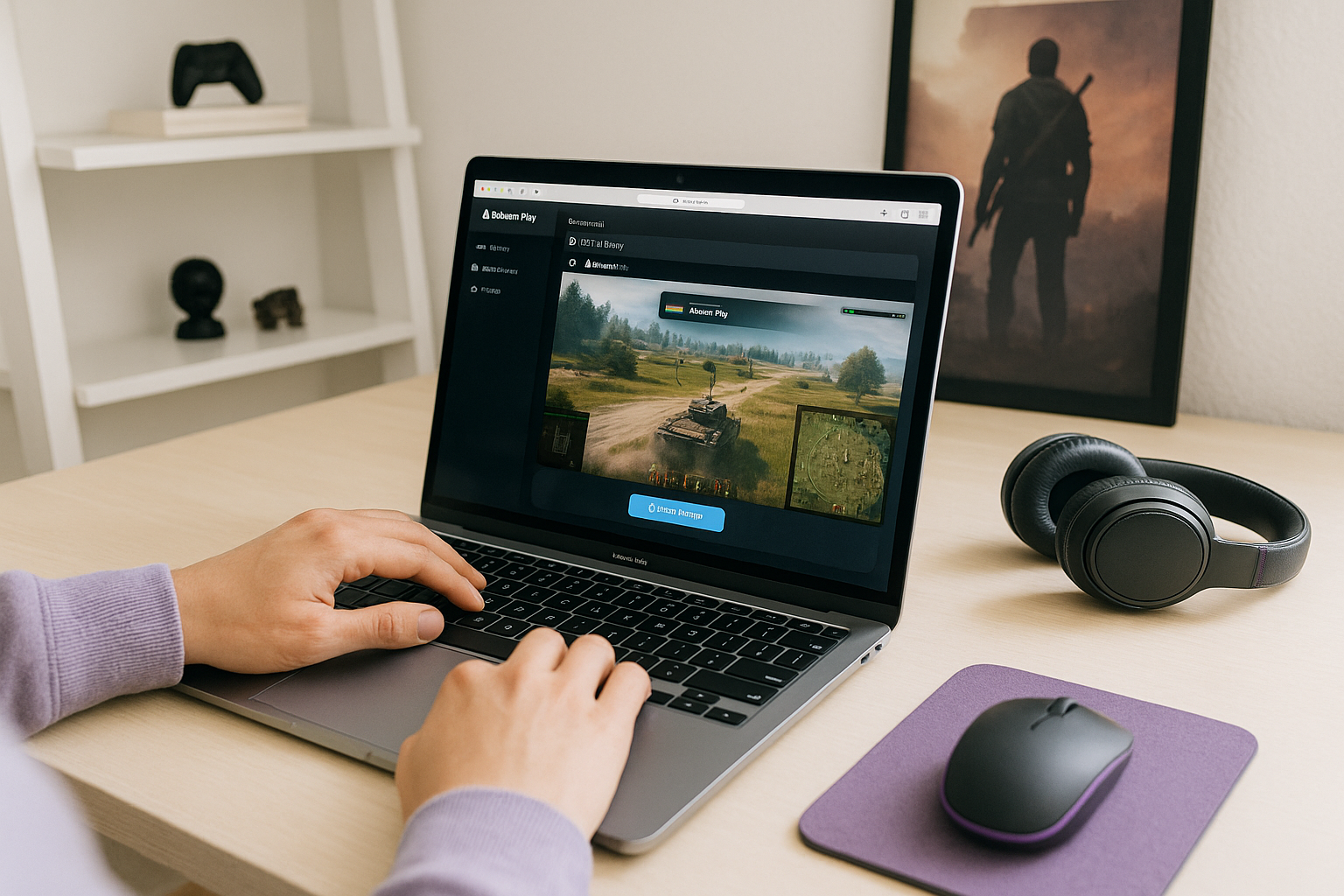 How World of Tanks for Mac Works With Aristeem Play - using MacBook with World of Tanks