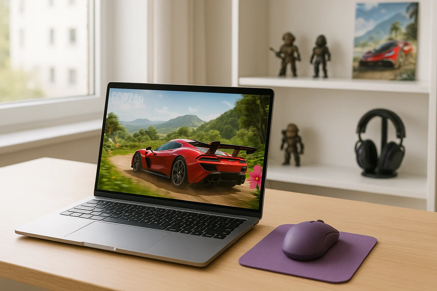 Forza Horizon 5 cloud gaming on a laptop