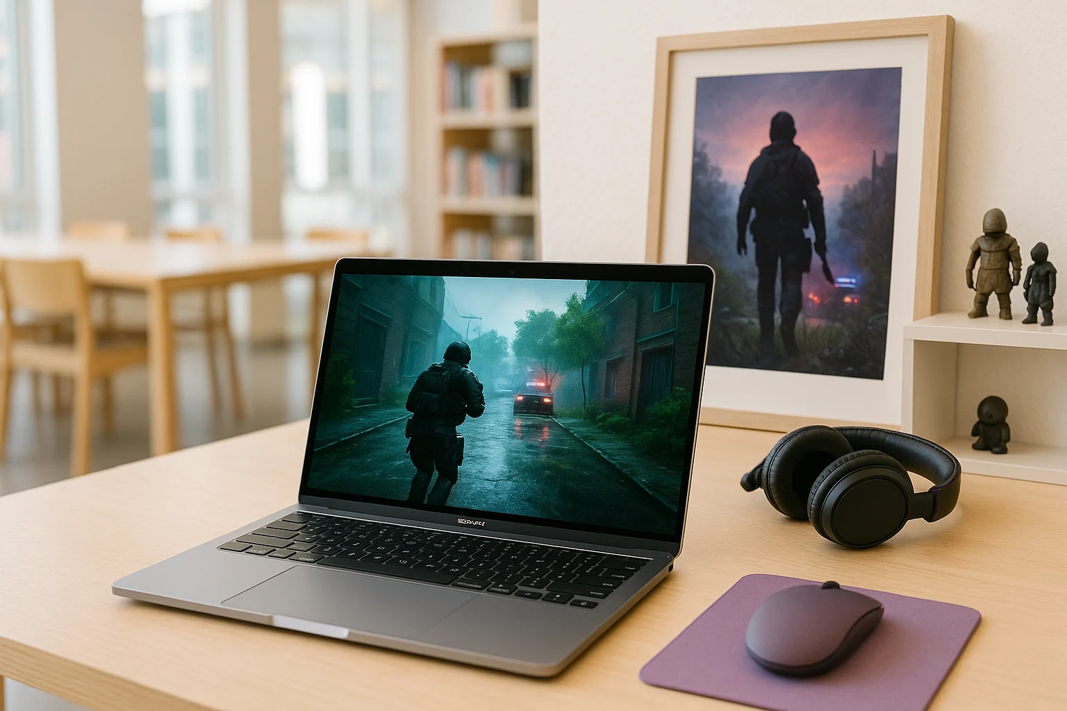 Why Mac Ready or Not Is Still a Problem on macOS - MacBook with a popular PC game in library