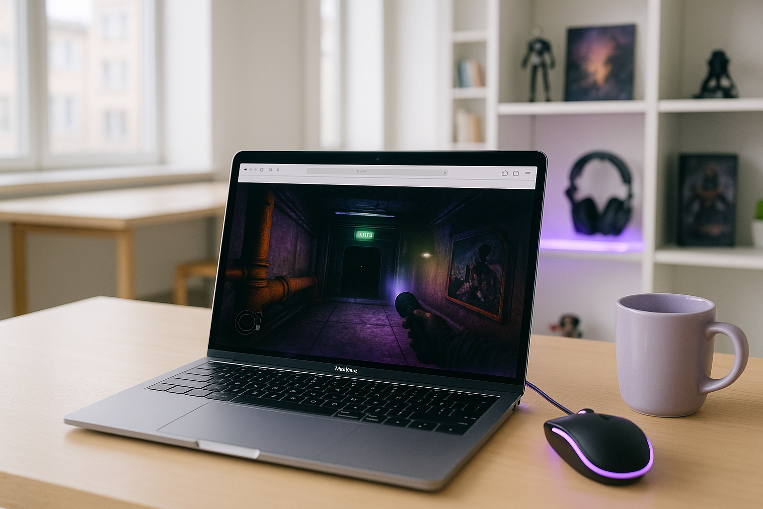 Why Lethal Company Mac Searches Keep Growing - MacBook with a popular PC game in library