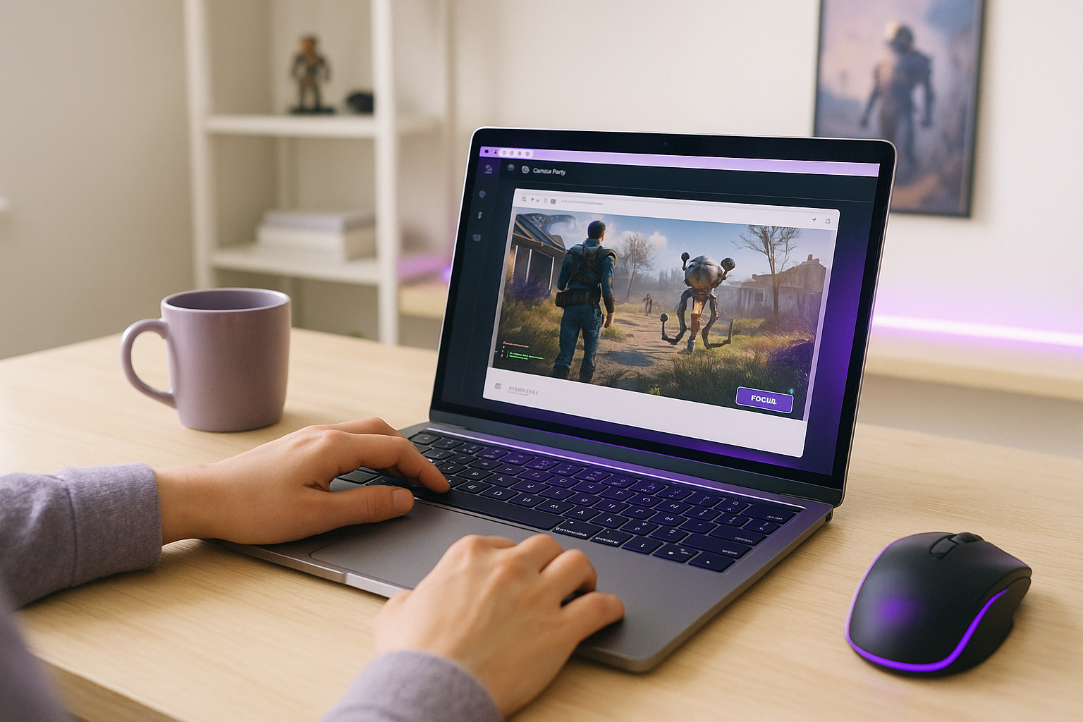 How Fallout 4 on Mac Works with Aristeem Play - using MacBook with a popular PC game