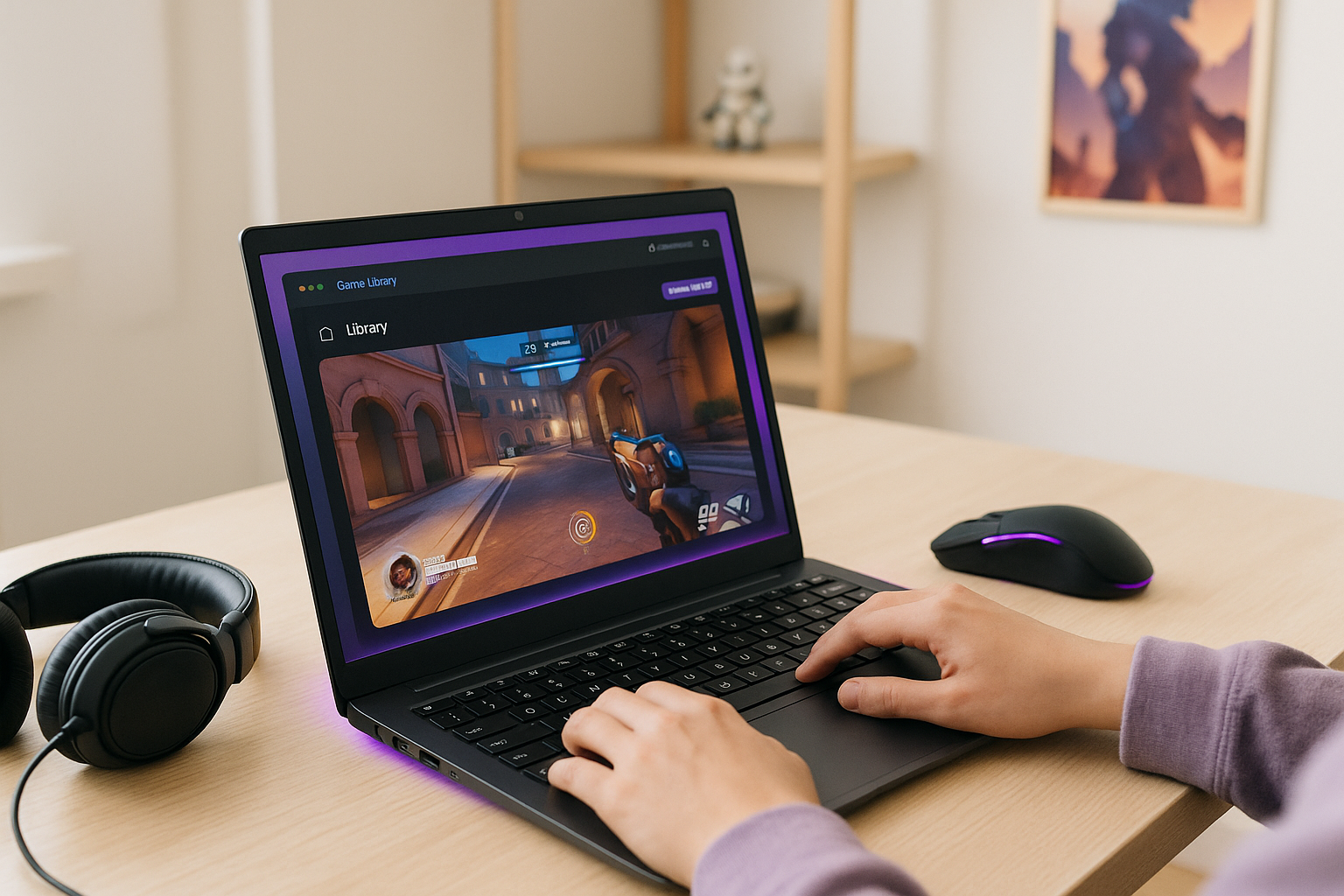 How Aristeem Play Helps You Play Overwatch on Linux - using Linux laptop with Overwatch