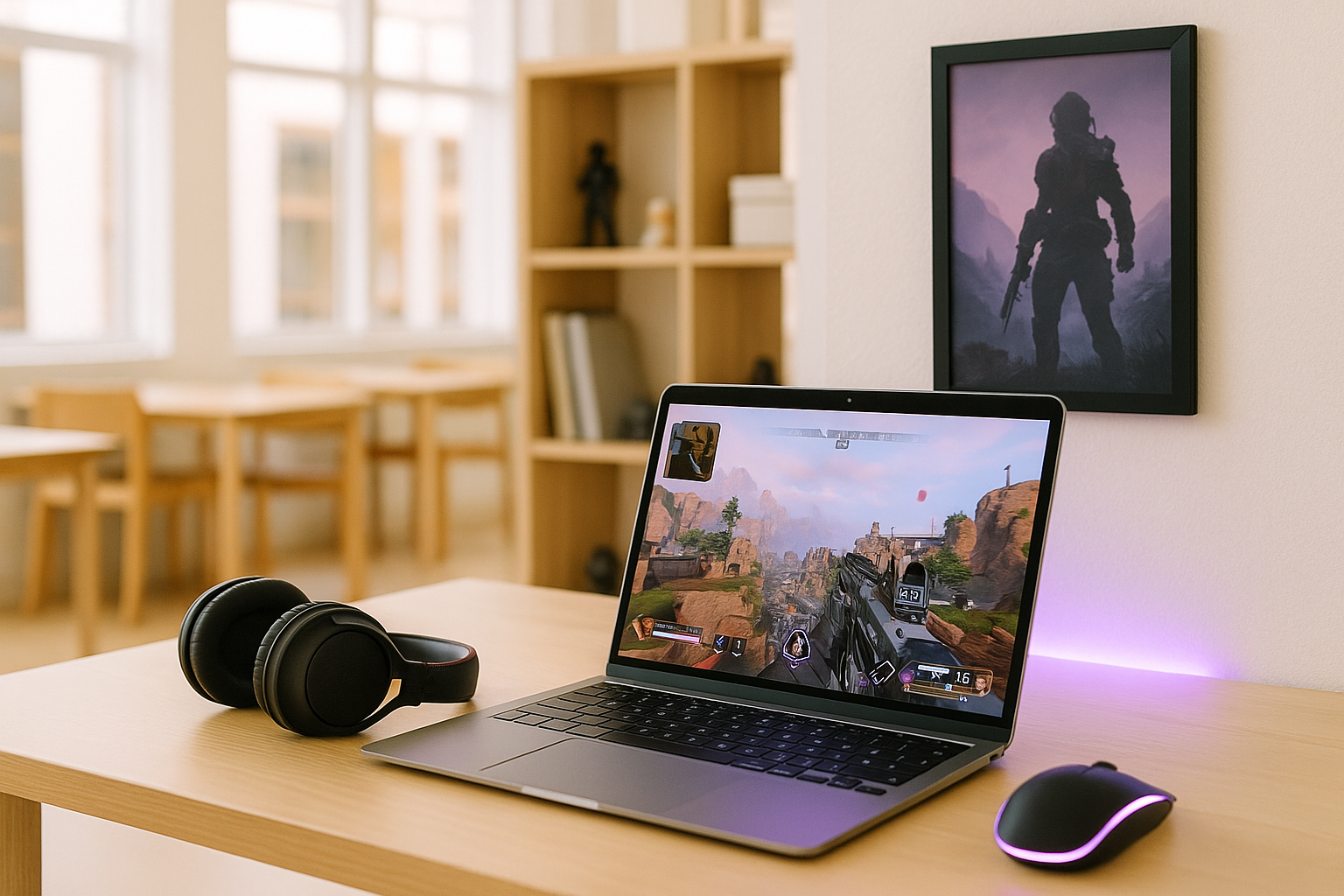 Why Apex Legends Mac Is Difficult on macOS - MacBook with Apex Legends in library