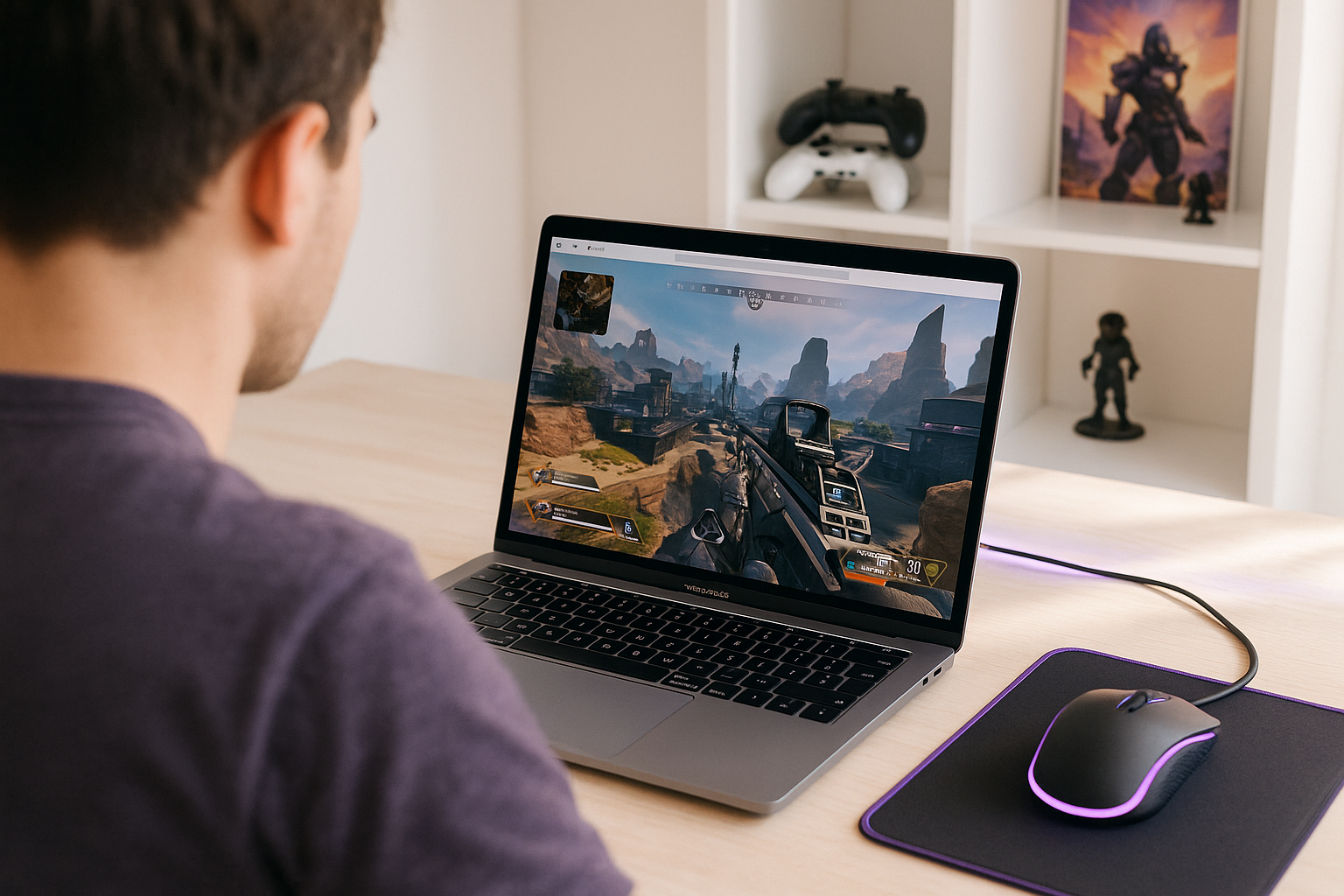 Using Apex Legends on Mac Through Aristeem Play - using MacBook with Apex Legends