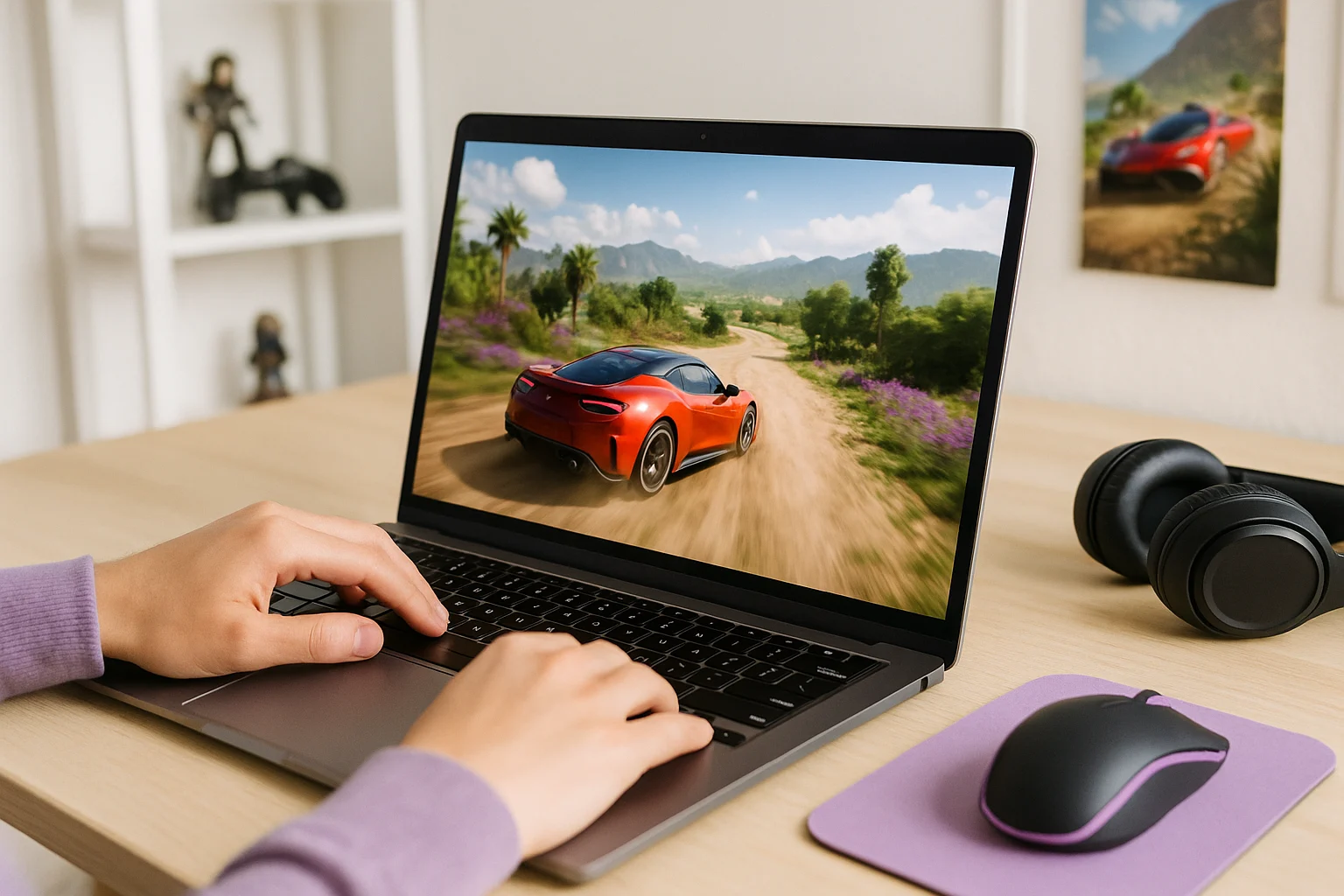 Using Forza Horizon 5 on Mac with Aristeem Play - using MacBook with a popular PC game