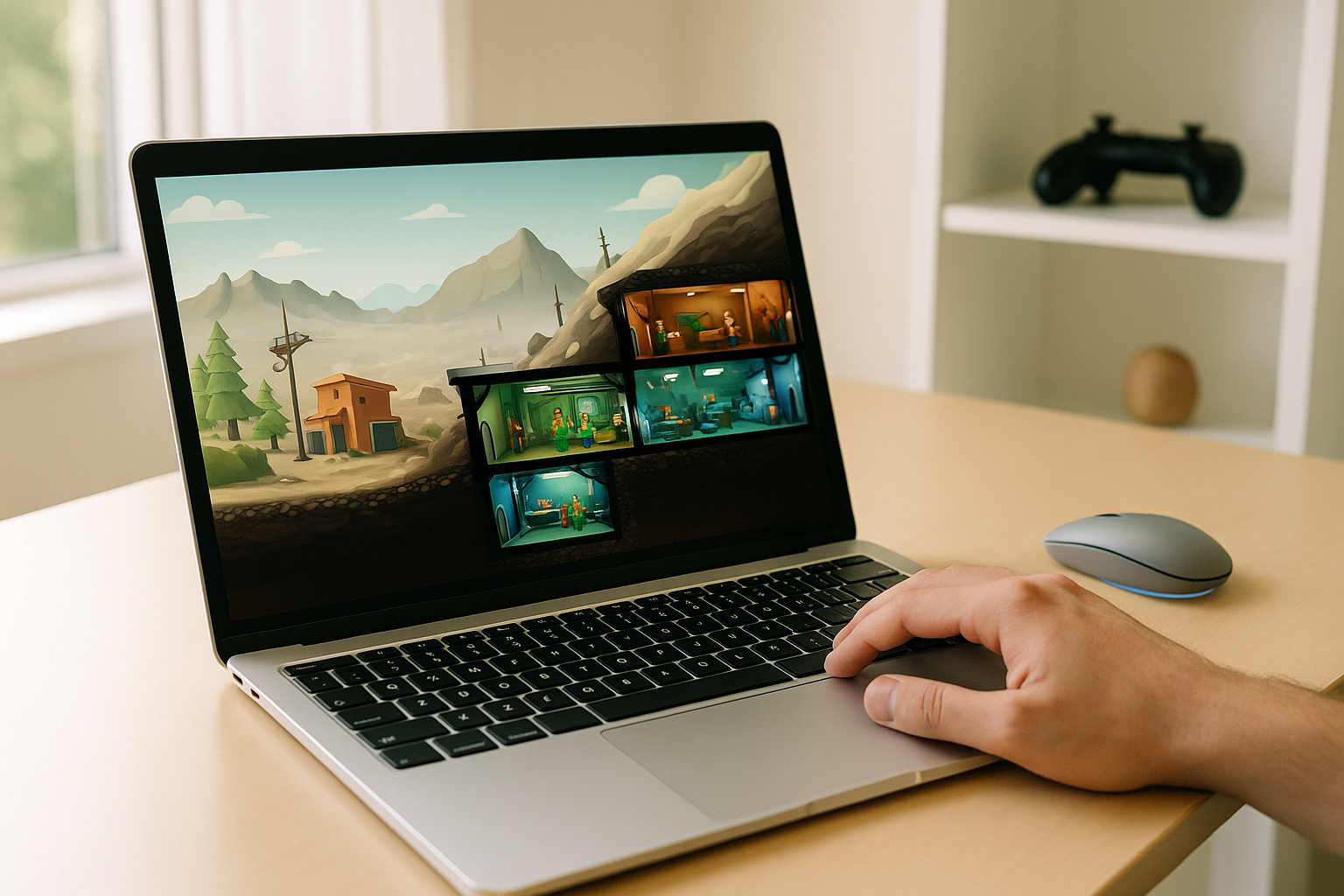 Player using browser cloud gaming for can you play Fallout 4 online access